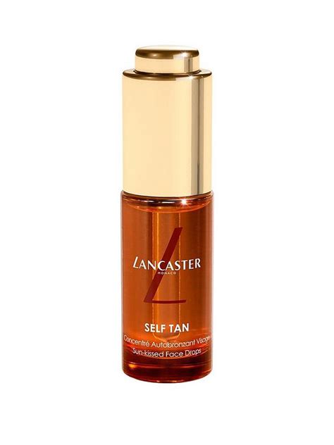 lancaster self tan face drops.